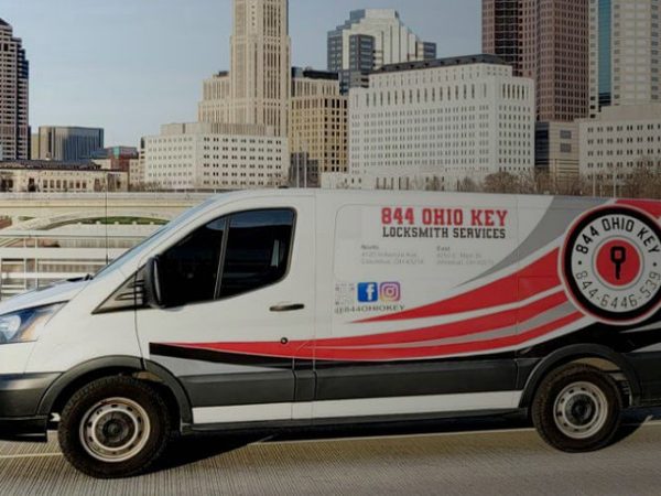 844 OHIO KEY locksmith van, Columbus OH